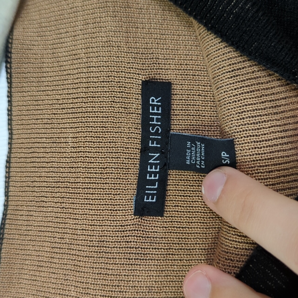 Eileen Fisher Silk & Cotton Sweater - Picture 2 of 7